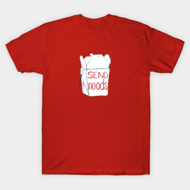 send noodles T-Shirt by thegirlaquatic